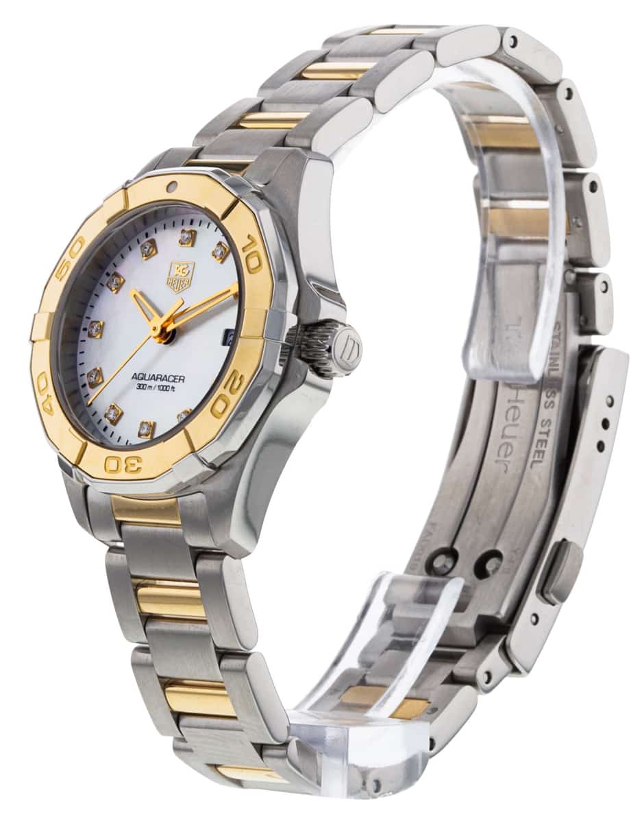 Tag Heuer Aquaracer Mother of Pearl White Diamond Dial